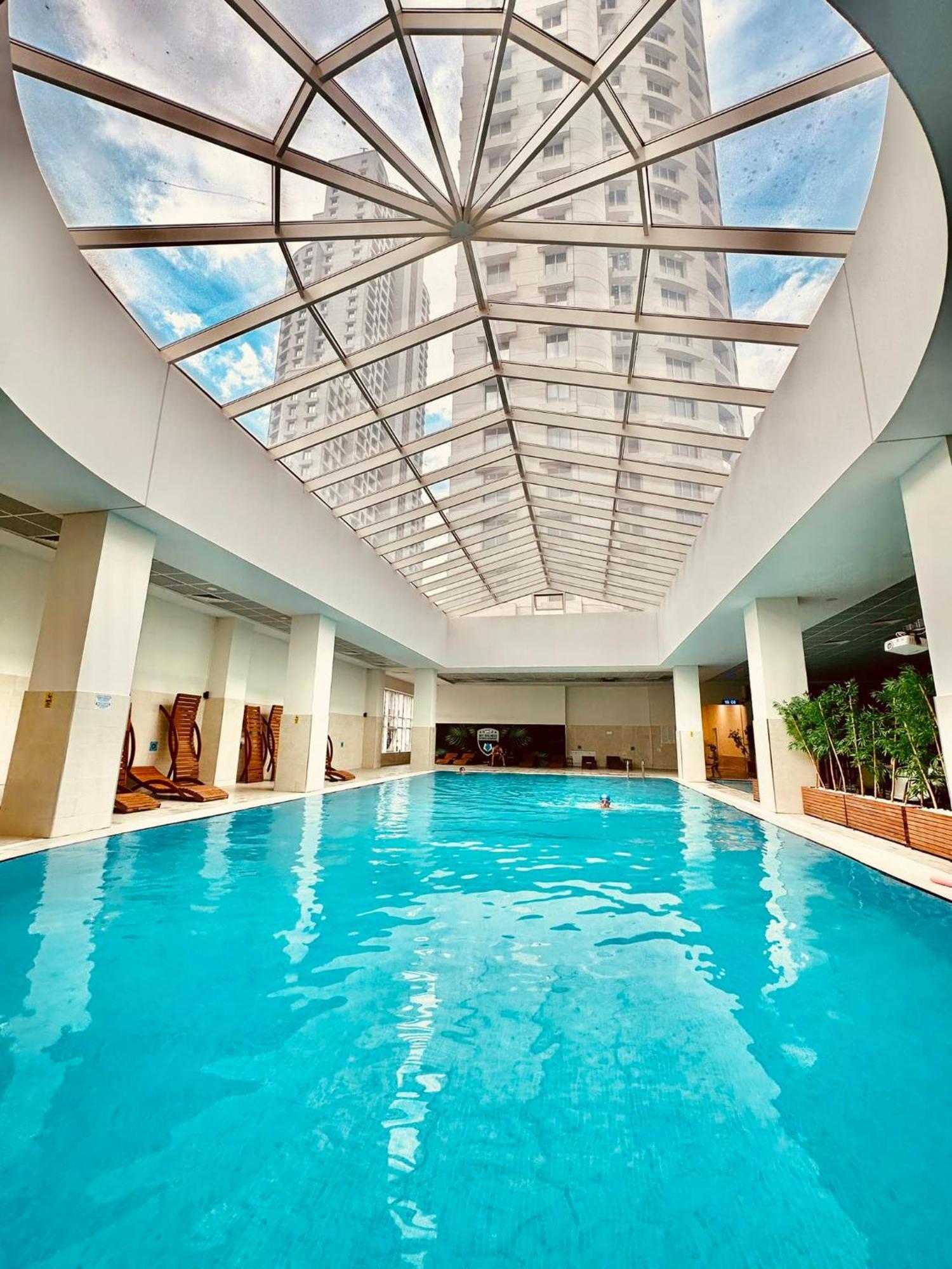 Skopje Sky City 19Th Floor Twin & 12Th Floor & 25Th & 33 Floor Apartments & With Pool & Spa & Gym & Parking Included In Price Luaran gambar