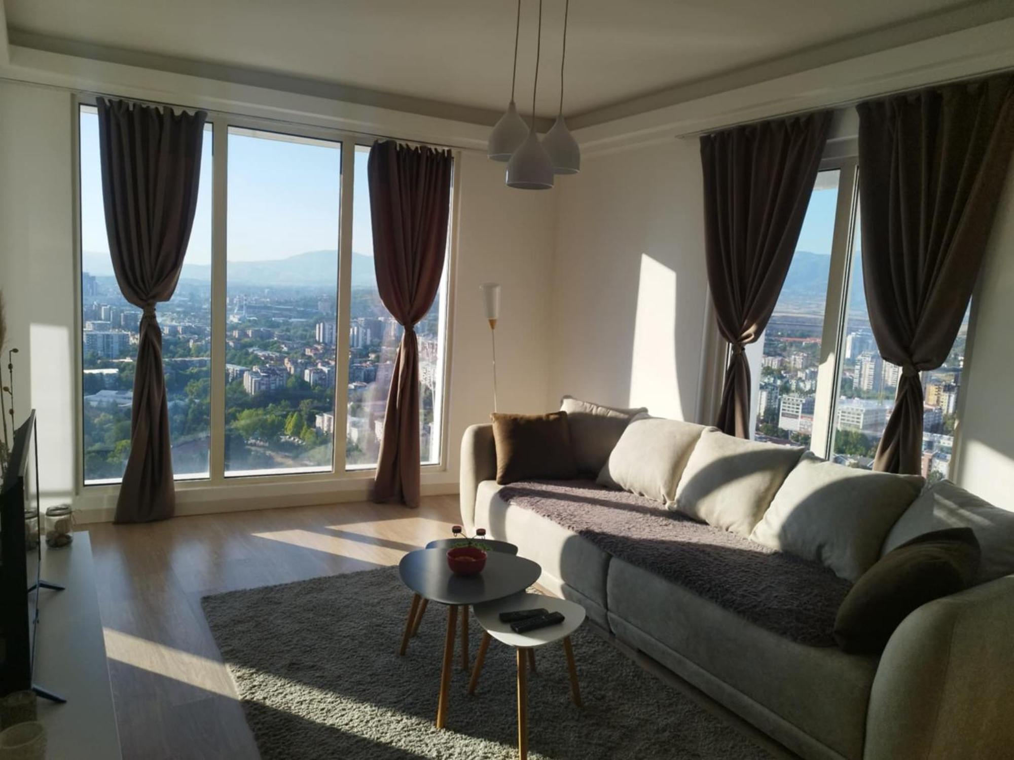 Skopje Sky City 19Th Floor Twin & 12Th Floor & 25Th & 33 Floor Apartments & With Pool & Spa & Gym & Parking Included In Price Luaran gambar